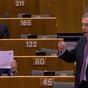 'He’s lying to you' - UK MEP explains why he held up sign behind Nigel Farage