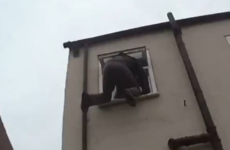Burglar caught and jailed after he gets stuck in bathroom window