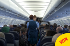 An Aer Lingus captain had a special welcome for Irish rugby fans on a flight to Edinburgh