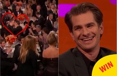 Andrew Garfield has finally explained why he shifted Ryan Reynolds at the Golden Globes