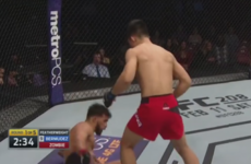 'The Korean Zombie' marks UFC return with first-round TKO after three-year absence