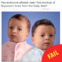 The Daily Mail did a mock-up of Beyoncé's unborn twins and everyone is...disturbed