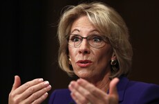 Ahead of landmark travel ban hearing, Trump's education pick squeezes in by the skin of her teeth