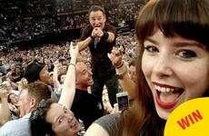 This is what happens when Bruce Springsteen spots you taking a selfie in the crowd