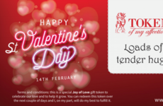 'Loads of tender hugs' - Catholic Church releases gift tokens for Valentine's Day