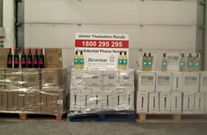 Over 780 litres of smuggled wine seized at Dublin Port