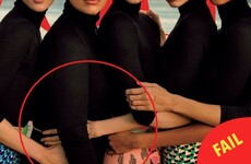 It looks like Vogue made a hames of the Photoshop on its new front cover