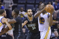 Draymond Green was close to an incredibly rare 'quadruple-double' last night