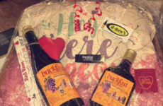 An off-licence in Armagh is selling these stunning Valentine's Buckfast hampers