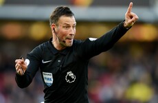 Referee Clattenburg apologised for Alexis handball goal at half-time