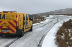 Watch: Motorists warned to stay away from Sally Gap due to snowy conditions