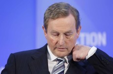 Enda broke Dáil rules today when he called Gerry Adams a 'hypocrite'