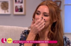 Una Healy's husband delivered her Valentine's message on live telly... it's the Dredge