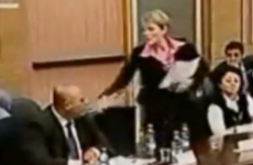 WATCH: Angry Israeli MP throws water over an opponent