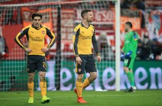 Second-half capitulation leaves Arsenal on the brink of Champions League exit