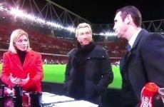Who wants to see Martin Keown get hit in the head with a football?