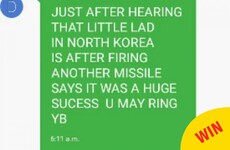 An Irish Dad sent his son the most Dad text imaginable about 'the little lad in North Korea'