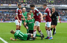 Joey Barton was up to his old tricks today but somehow managed to avoid a red card