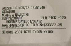 Floyd Mayweather Jr won a $333,333 bet last night