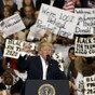 Donald Trump returns to his brash comfort zone with fiery 'Make America Great Again Rally'