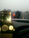 Gardaí caught a driver going 148kph on a foggy 100kph stretch of road this morning
