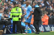 Case closed: FA uphold Kompany red card