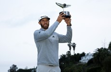 Johnson on top of the world after Genesis Open win