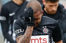 Brazilian player leaves pitch in tears after racial abuse