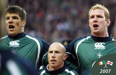 The right tone: Performing the national anthems at Ireland and England's historic 2007 match