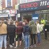 A St Pat's lecturer brought her students to Tesco today to teach them about the strike