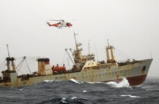 Coast Guard rescues severely injured Russian fisherman 140 miles out at sea in heavy winds