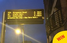 There's a cute little 'Que Sera Sera' notice on all Dublin Bus stops today in honour of Storm Doris