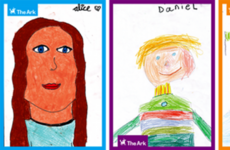Next in line: Children's self-portraits take professionals' place in Merrion Square