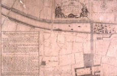 260-year-old map shows plans for avenue to Dublin Castle