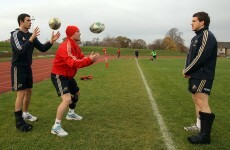 Sherry back on the training ground with Munster