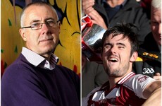 Barr's in blue - the only other All-Ireland senior club double bid before Slaughtneil