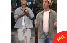 Justin Bieber has had to come out and explain why it looks like he peed his pants