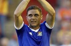 Joaquin was tapped up by Real Madrid... in a toilet!