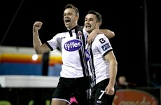 Benson and Kilduff ensure Dundalk get off to winning ways against 10-man Rovers