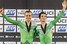 Gold for Ireland's Downey and English at Track Cycling World Cup in LA