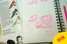 An Irish artist has designed the only acceptable kitten heels... with real kittens