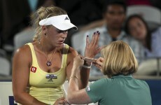 Wristy business: Wozniacki given the all-clear for Australia