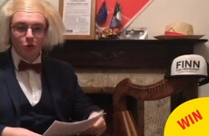 A Galway student * nailed* an impression of Michael D for his SU President campaign