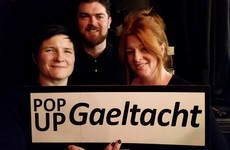 There's going to be a pop up Gaeltacht 'from the Bankers to the Mercantile' tonight