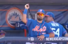 You'll never be as cool as Luis Guillorme catching a flying baseball bat so don't bother trying