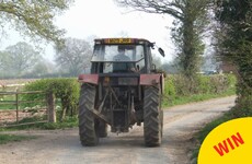 A Meath farmer unwittingly ended a high-speed Garda chase by blocking the road with his tractor