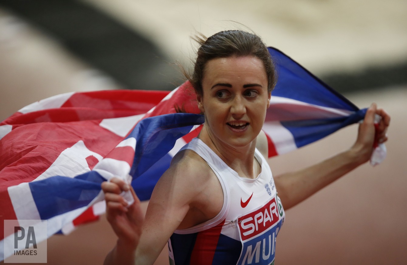Watch: Official tries to stop Scottish runner's lap of honour but she