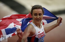 Watch: Official tries to stop Scottish runner's lap of honour but she has absolutely none of it