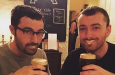 Why has Sam Smith been sightseeing and drinking pints in Donegal?