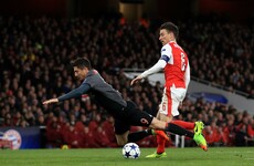 This Koscielny red card all but ended Arsenal's faint hopes of a remarkable comeback